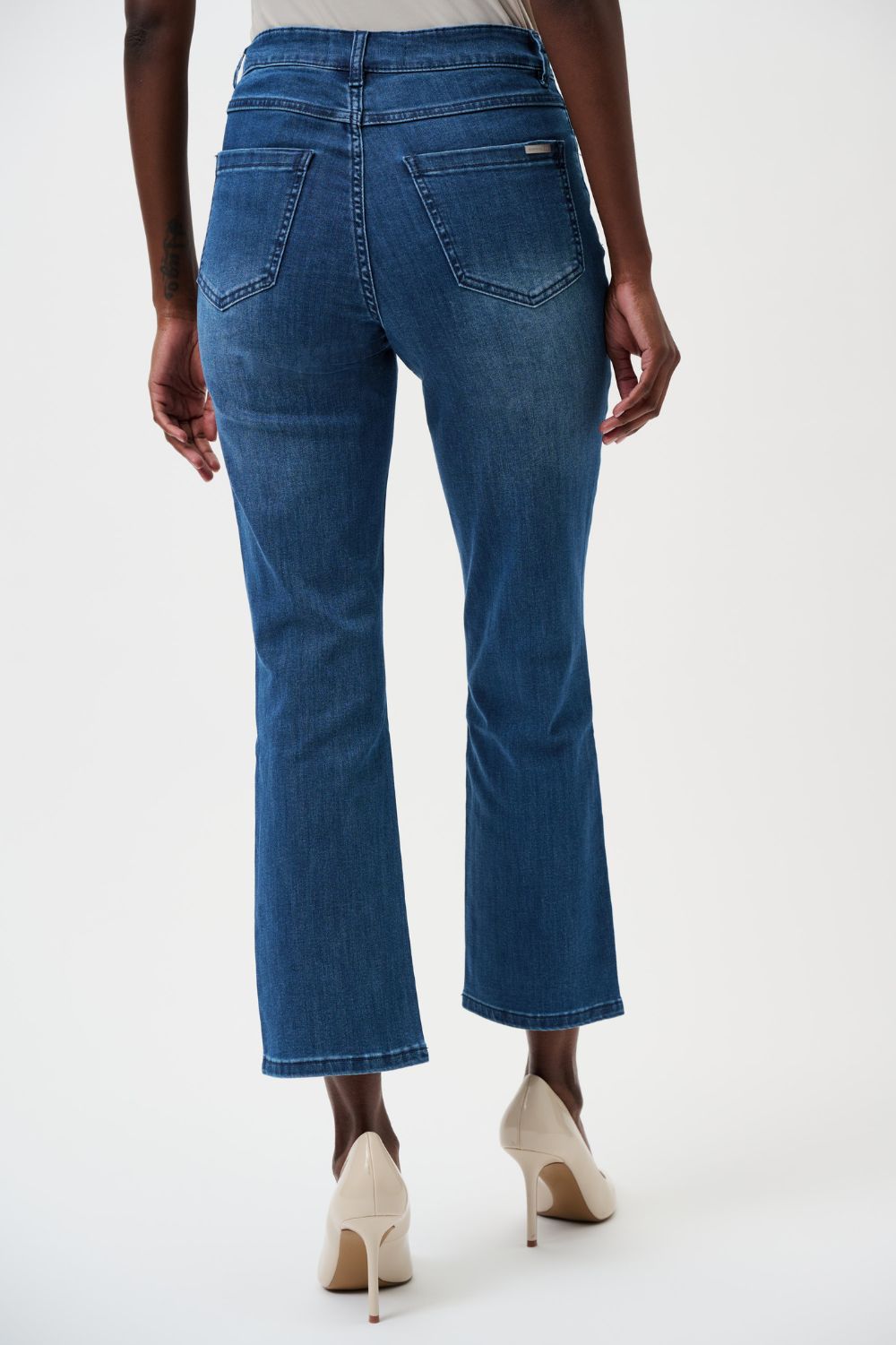 Joseph Ribkoff - Joseph Ribkoff Margot Classic Straight Leg Jeans | Medium Blue - Jeans - Silvermaple Boutique 