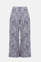 Joseph Ribkoff - Joseph Ribkoff Millennium Pull-On Culotte | Midnight/Vanilla - Pants - Silvermaple Boutique 