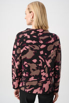 Joseph Ribkoff - Joseph Ribkoff Rhinestone Jacquard Sweater | Black/Multi - Sweater - Silvermaple Boutique 