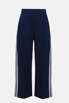 Joseph Ribkoff - Joseph Ribkoff Scuba Jersey Culottes | Indigo/Vanilla - Pants - Silvermaple Boutique 