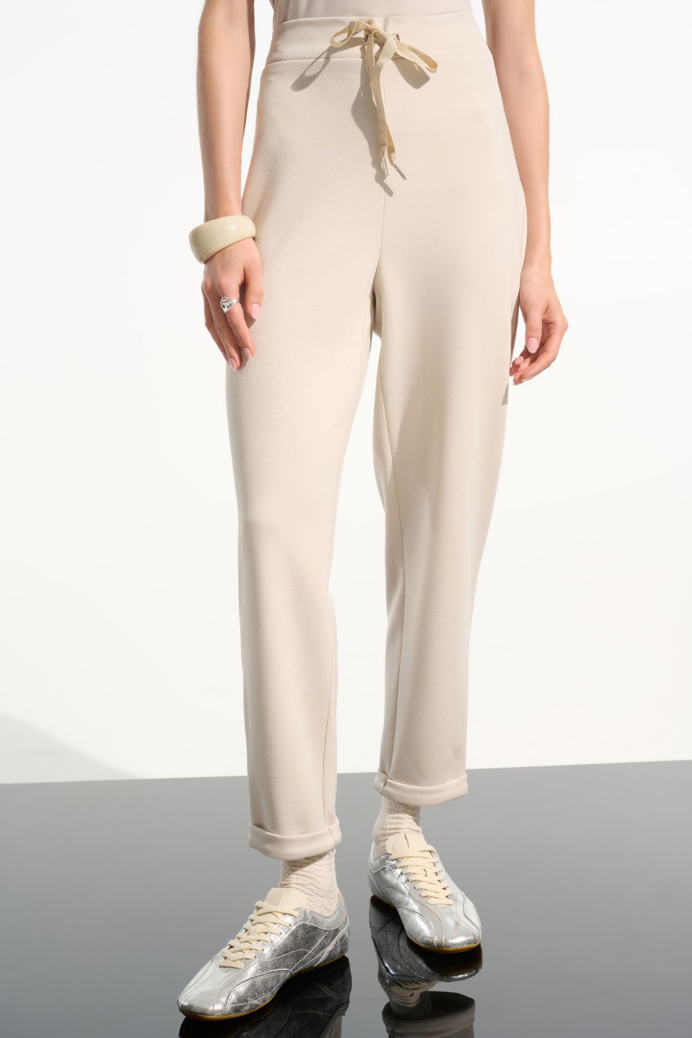 Joseph Ribkoff - Joseph Ribkoff Scuba Jersey Jogger Pants | Moonstone - Pants - Silvermaple Boutique 
