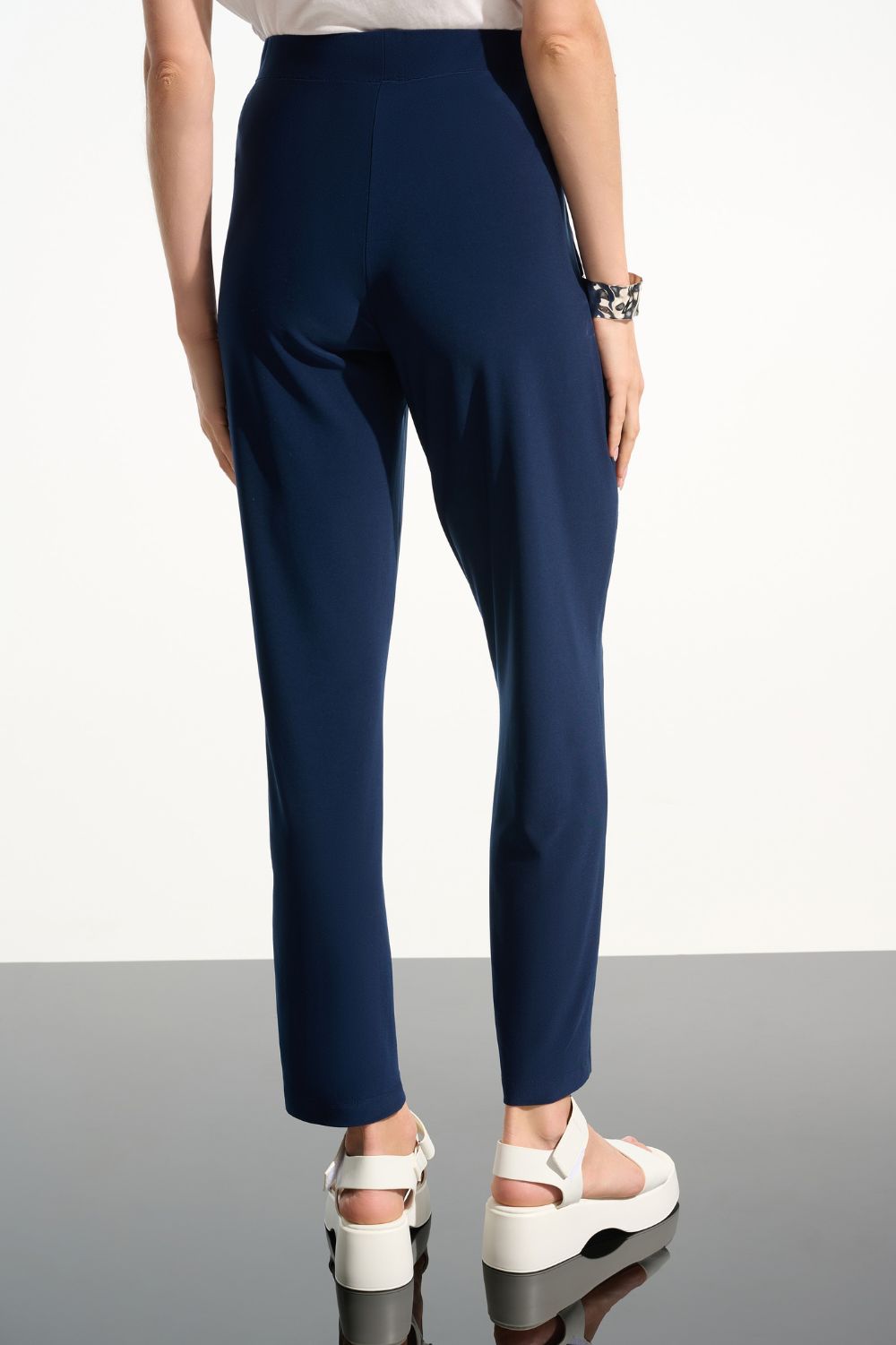 Joseph Ribkoff - Joseph Ribkoff Silky Knit Pull-On Jogger Pants | Indigo - Pants - Silvermaple Boutique 