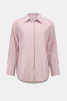 Joseph Ribkoff - Joseph Ribkoff Tencel Stripe Blouse | Vintage Rose/Vanilla - Blouse - Silvermaple Boutique 