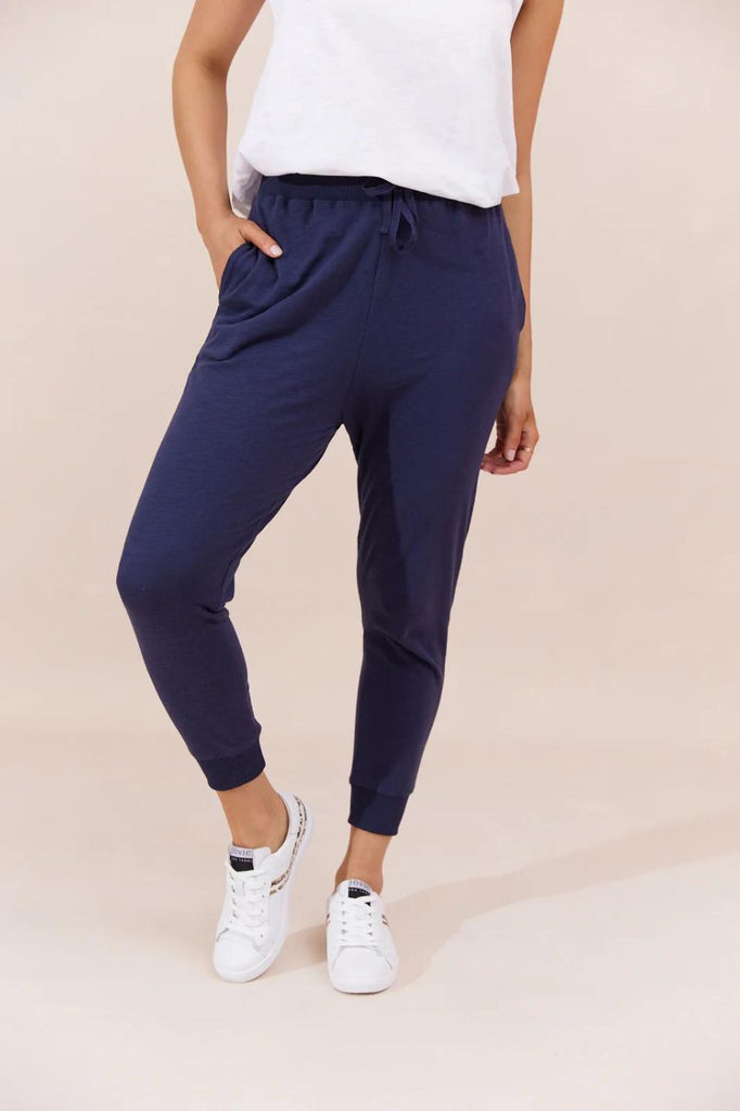 Jovie The Label Sorrento Pants | Navy_Silvermaple Boutique