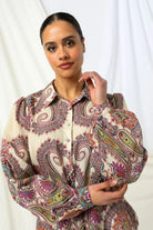 Kachel - Kachel Giselle Blouse | Border Paisley - Blouse - Silvermaple Boutique 