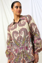 Kachel - Kachel Giselle Blouse | Border Paisley - Blouse - Silvermaple Boutique 