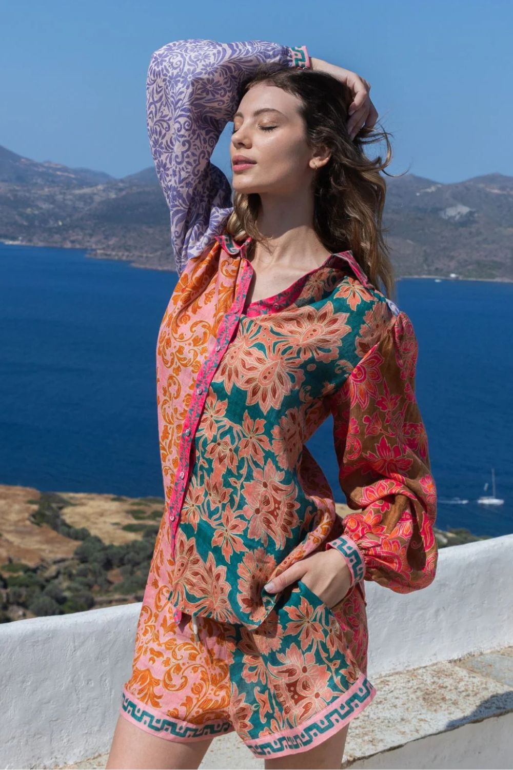 Kachel - Kachel Sammy Blouse | Boho Multi - Shirt - Silvermaple Boutique 