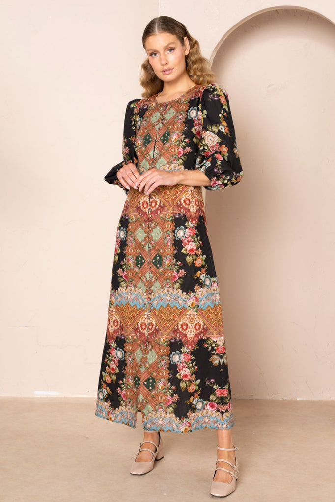 Kachel Renne Maxi Dress | Multi _Silvermaple Boutique