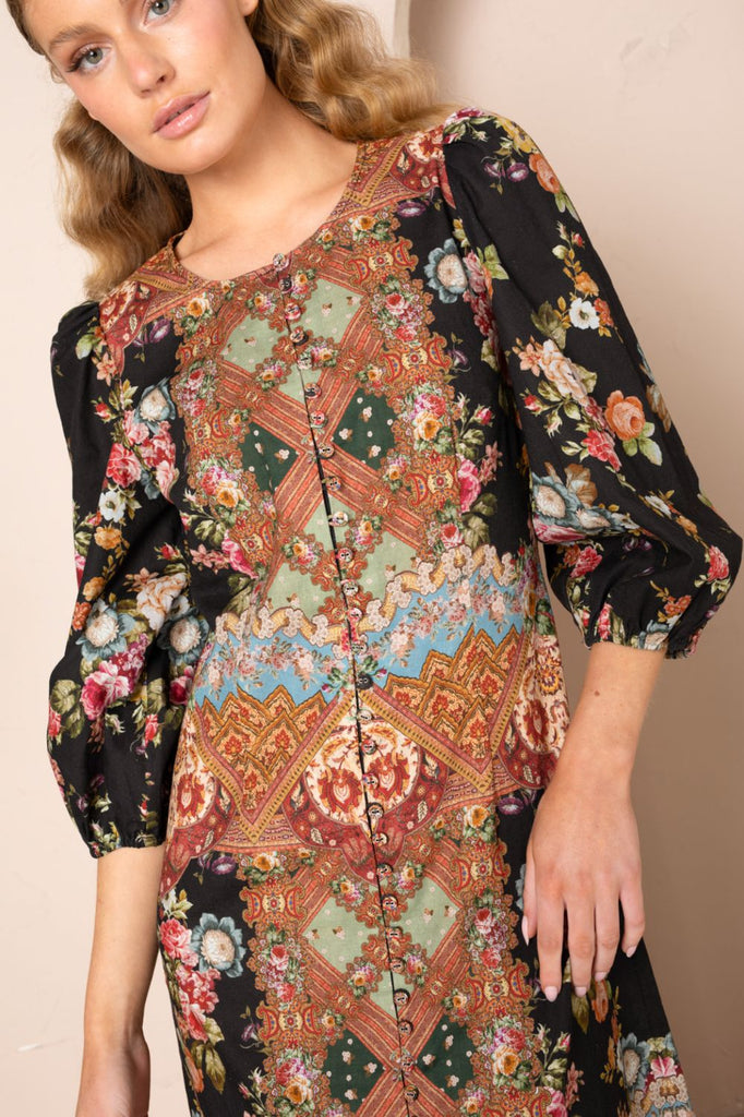 Kachel Renne Maxi Dress | Multi _Silvermaple Boutique