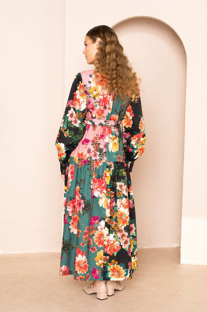 Kachel Sherri Maxi Dress | Multi_Silvermaple Boutique