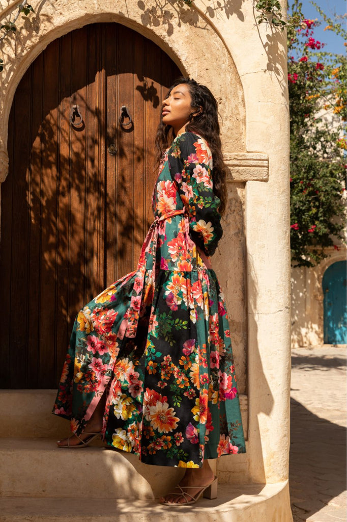 Kachel Sherri Maxi Dress | Multi_Silvermaple Boutique