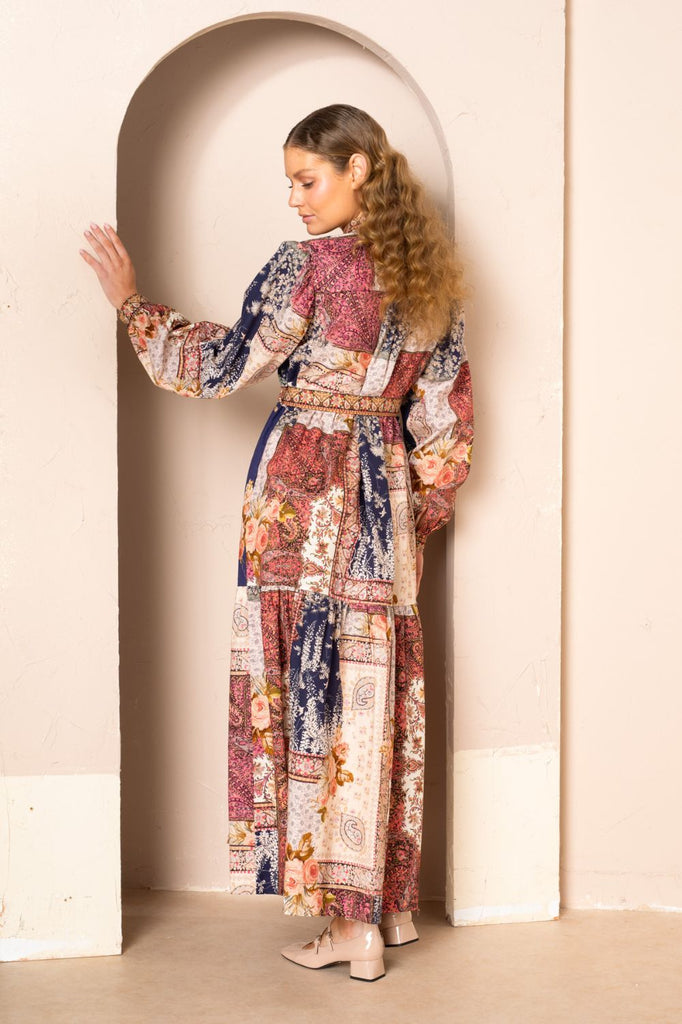 Kachel Elise Maxi Dress | Multi _Silvermaple Boutique