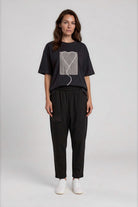 LYL - Love Stitch Tee | Black - T-Shirt - Silvermaple Boutique 