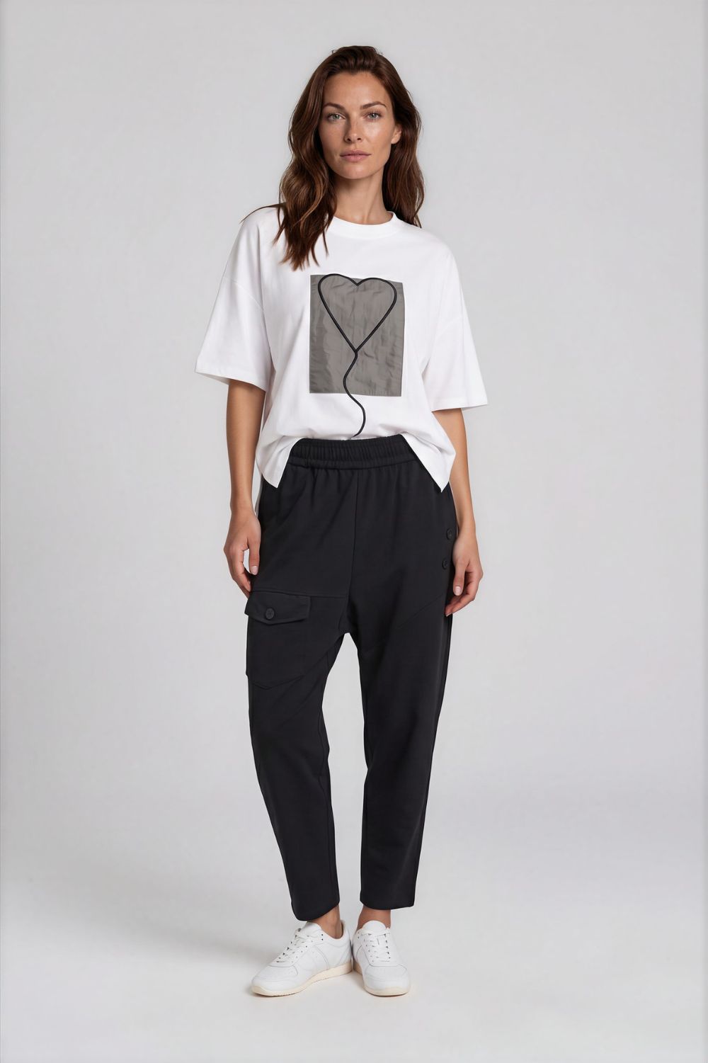 LYL - Love Stitch Tee | Cream - T-Shirt - Silvermaple Boutique 