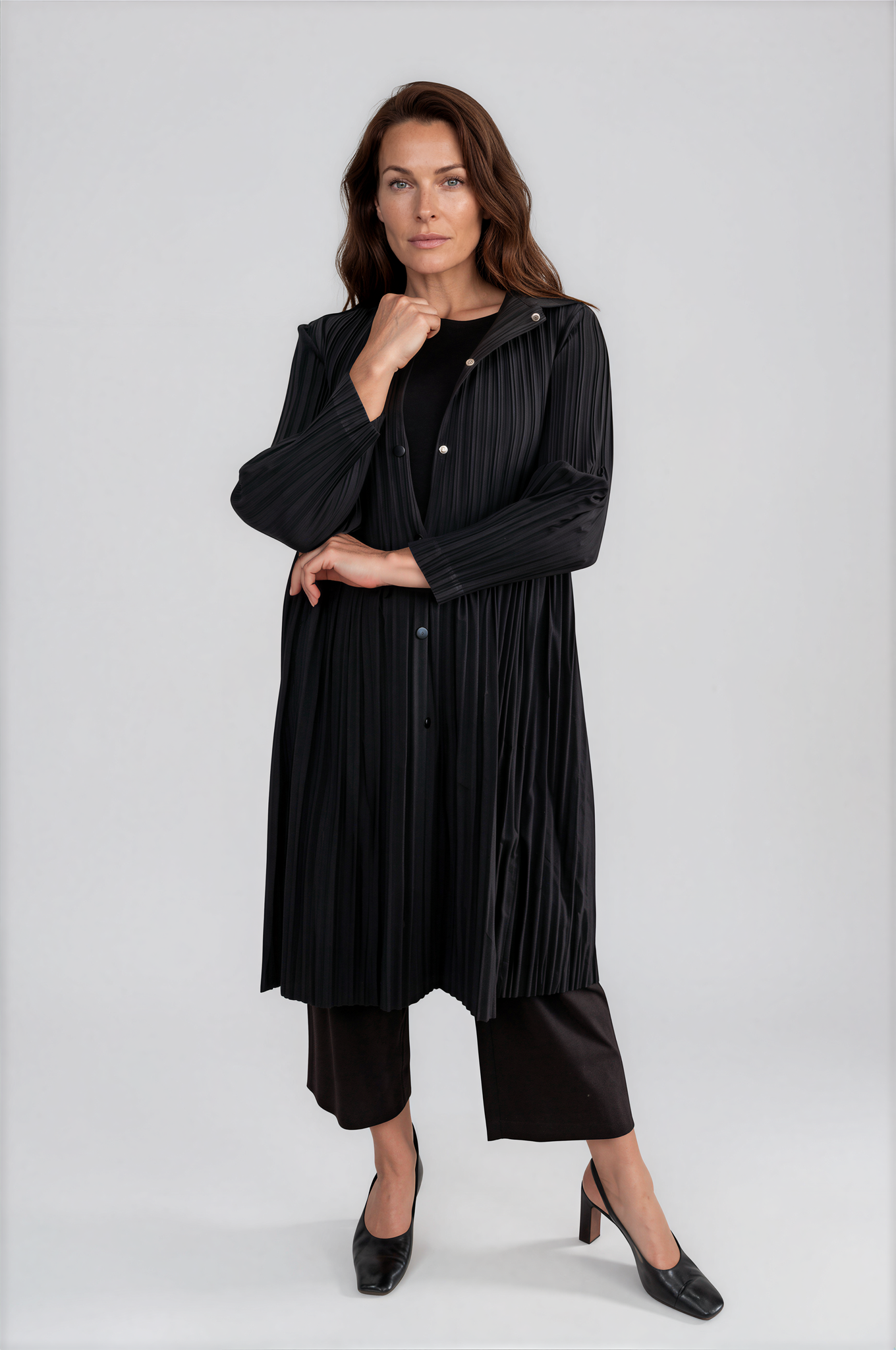 LYL - Sookie Pleat Jacket | Black - Jacket - Silvermaple Boutique 