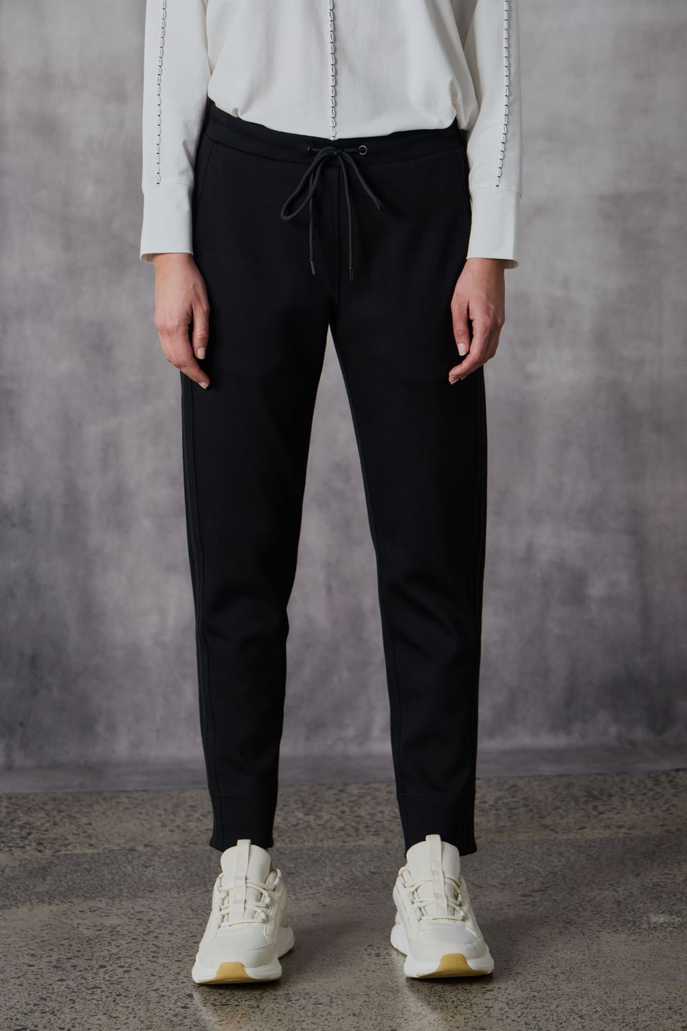 Lania The Label - Lania The Label Chiara Jogger | Black/Black - Pants - Silvermaple Boutique 