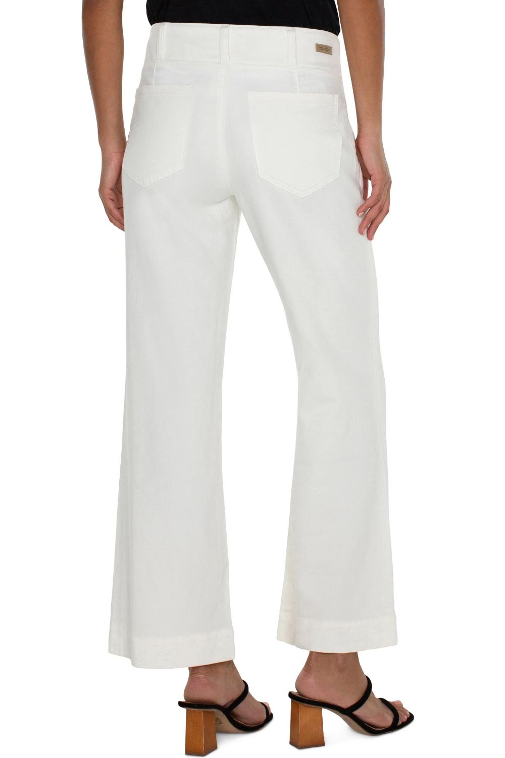 Liverpool Los Angeles - Hannah Flare Eco Jean | Soft White - Jeans - Silvermaple Boutique 