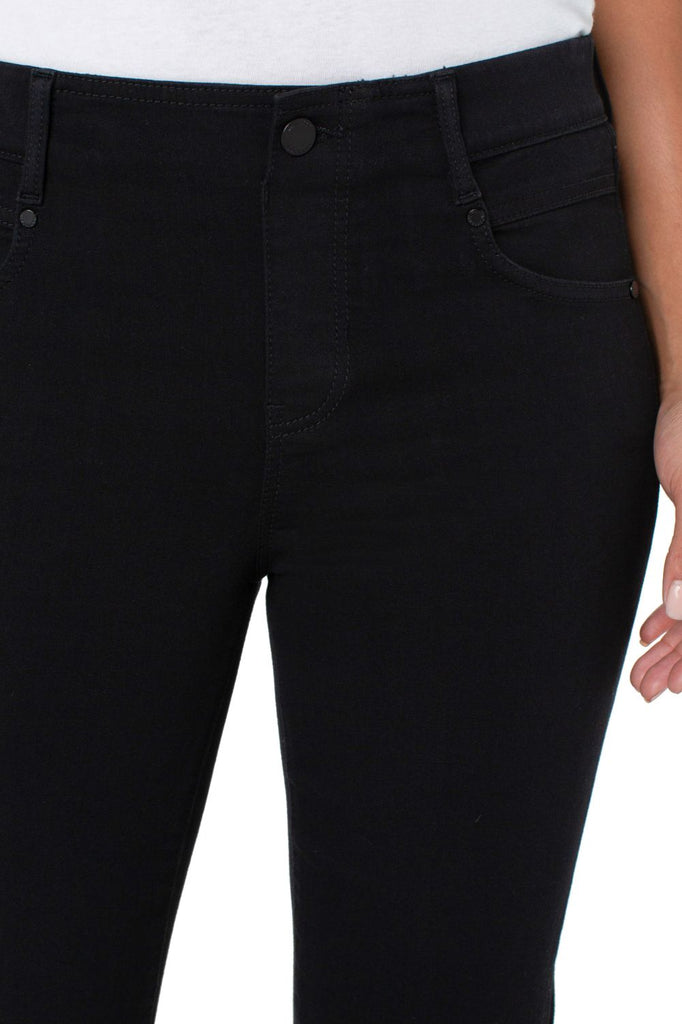 Liverpool Jeans Gia Glider Slim Jean | Over Dye Black_Silvermaple Boutique