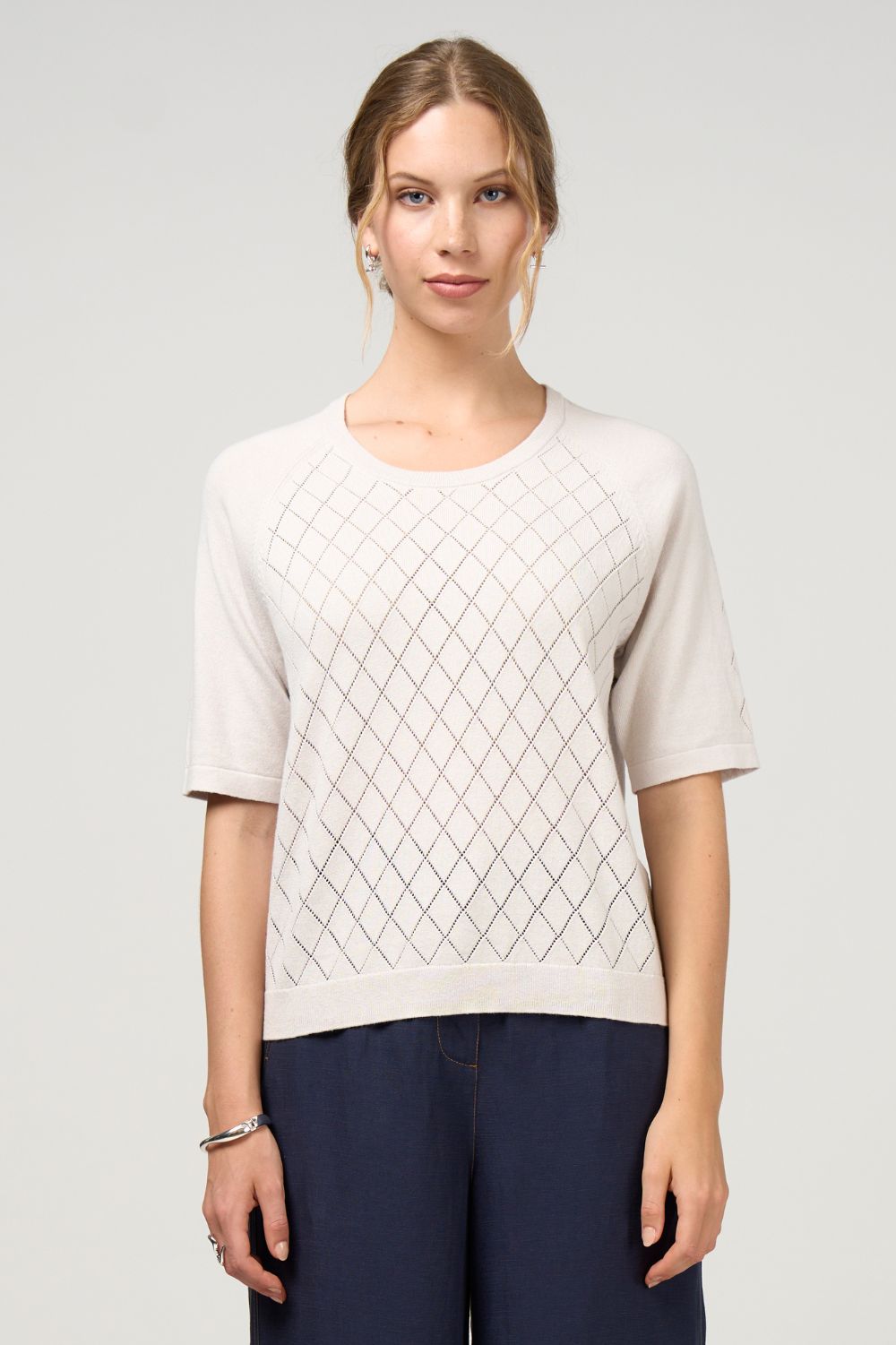 Madly Sweetly - Madly Sweetly Aero Tee | Bone - Top - Silvermaple Boutique 