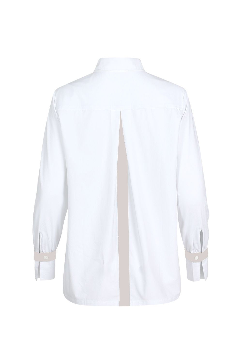 Madly Sweetly - Mixed Media Shirt | White - Shirt - Silvermaple Boutique 