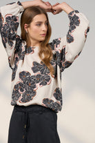 Madly Sweetly - Madly Sweetly Wood Rose Top | Pumice Multi - Top - Silvermaple Boutique 