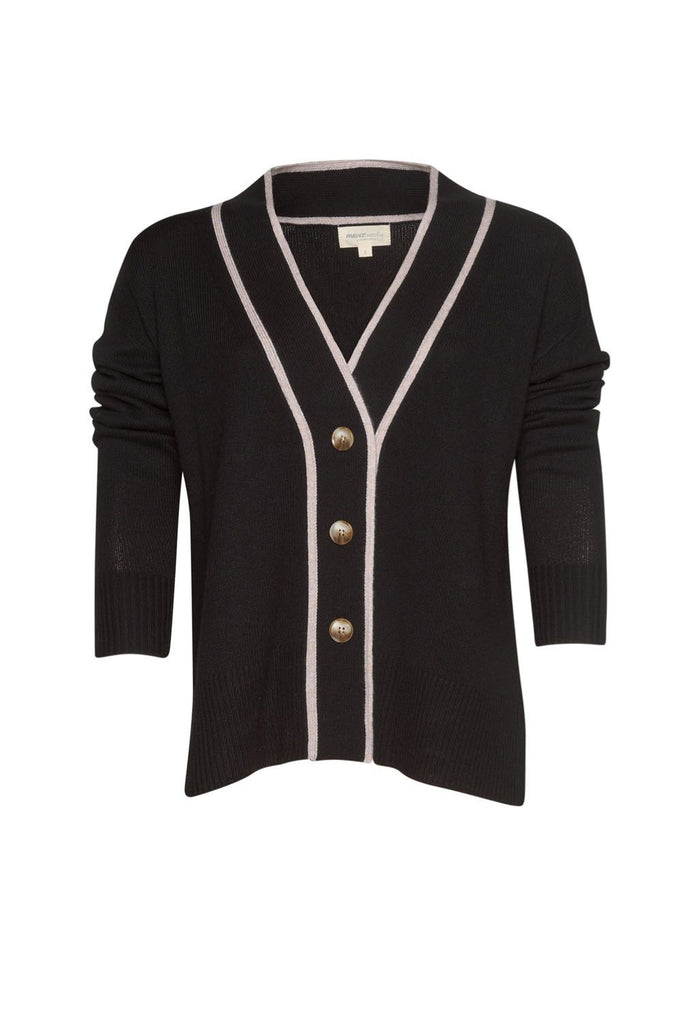 Madly Sweetly Girls Club Cardigan | Black_Silvermaple Boutique