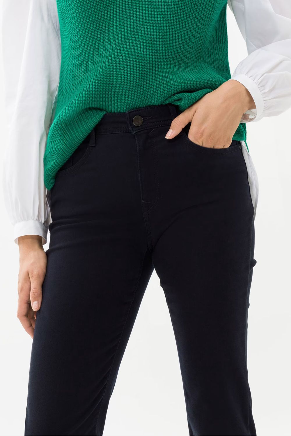 Brax - Mary 5 Pocket Jeans | Navy - Jeans - Silvermaple Boutique 