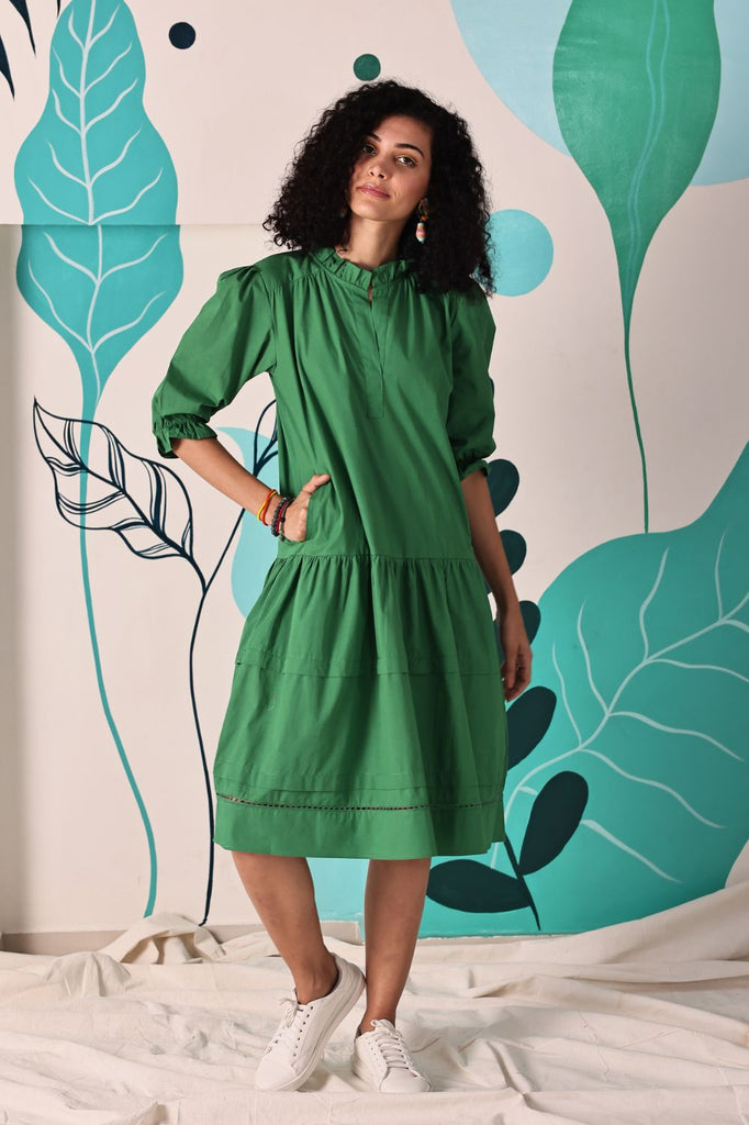 Maude Vivante Molly Maxi Dress | Green_Silvermaple Boutique