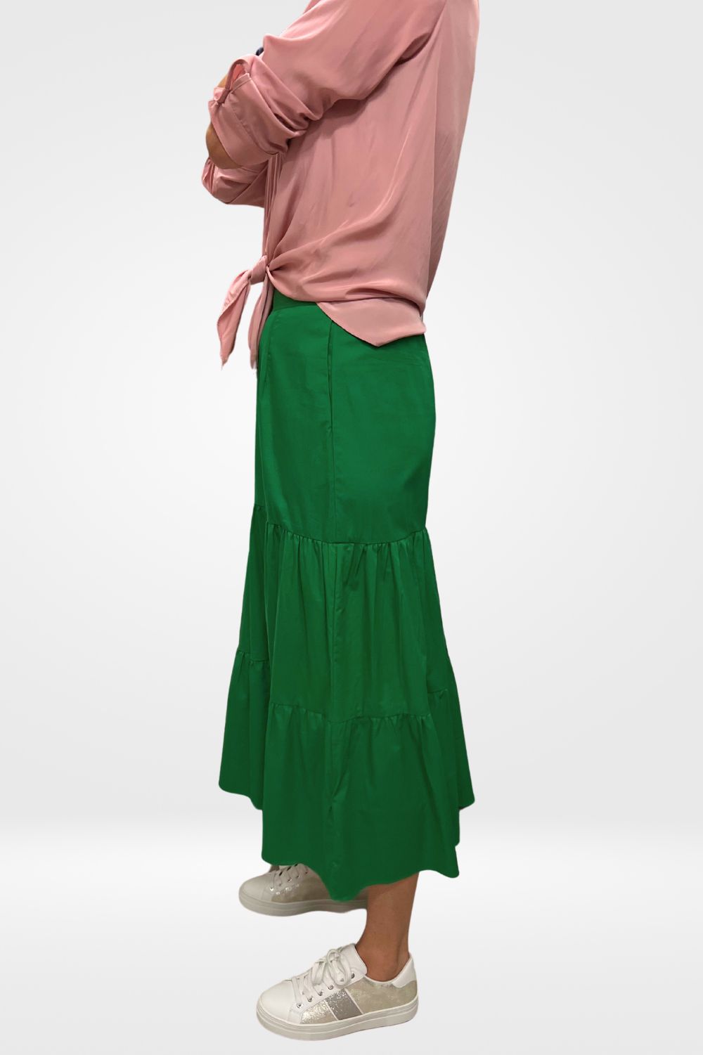 Maude Vivante - Iris Skirt | Green - Skirt - Silvermaple Boutique 