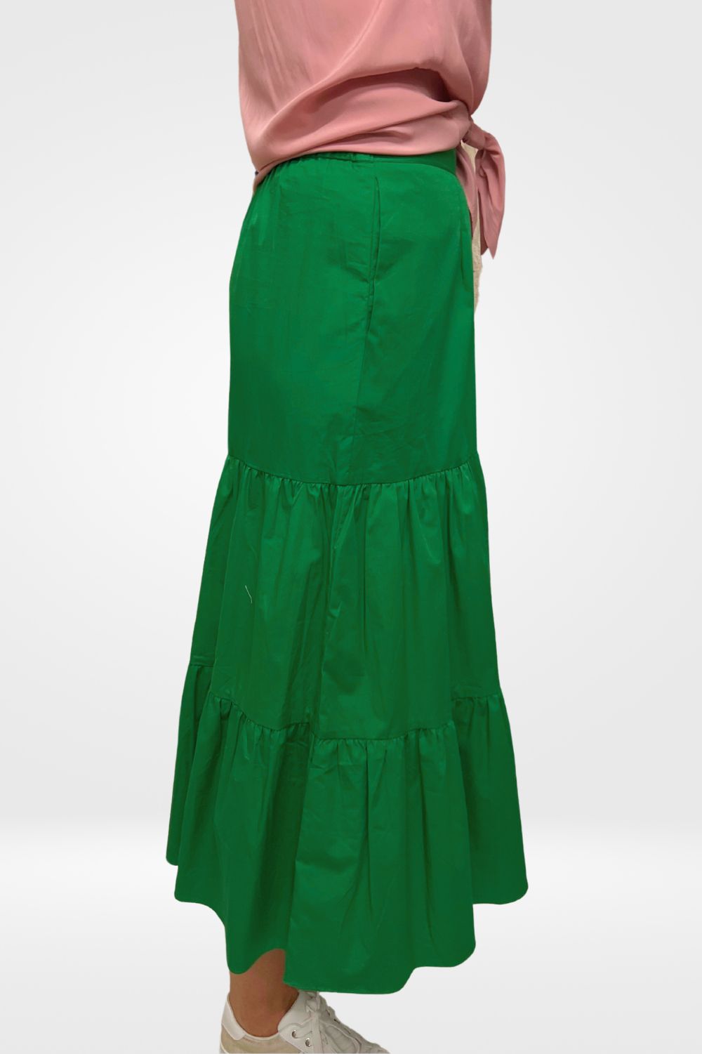 Maude Vivante - Iris Skirt | Green - Skirt - Silvermaple Boutique 