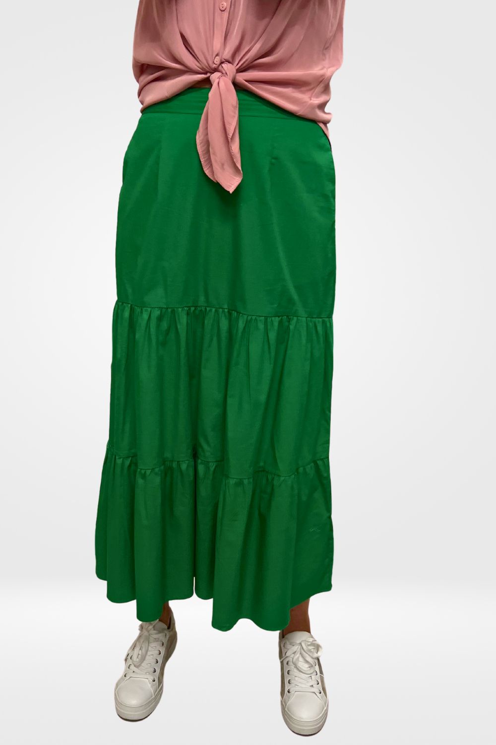 Maude Vivante - Iris Skirt | Green - Skirt - Silvermaple Boutique 