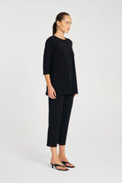 Mela Purdie - Mela Purdie Ankle Pant | Black - Pants - Silvermaple Boutique 