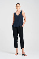 Mela Purdie - Mela Purdie Audrey Tank | Navy - Top - Silvermaple Boutique 
