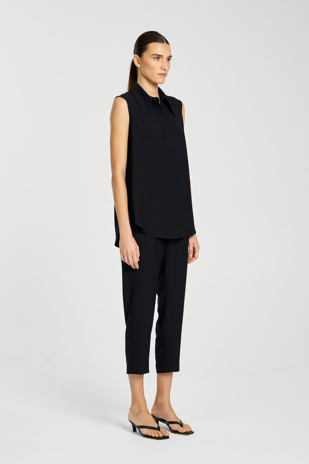 Mela Purdie - Pre Order Capri Pant | Black - Pants - Silvermaple Boutique 