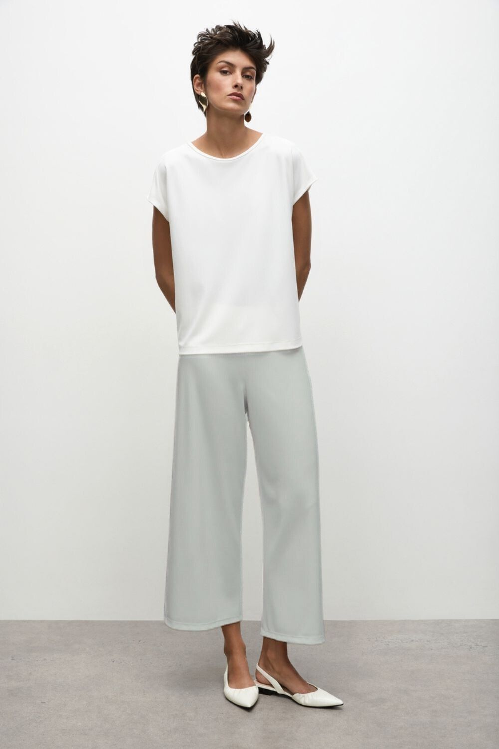 Mela Purdie - Mela Purdie Crop Palazzo - Pants - Silvermaple Boutique 