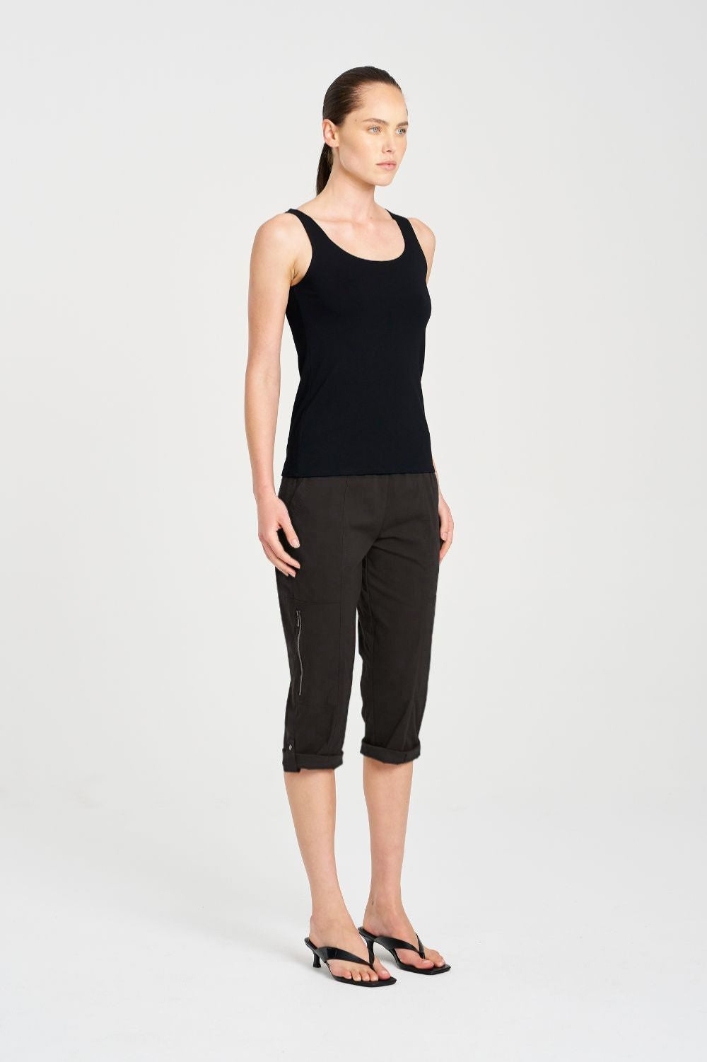 Mela Purdie - Mela Purdie Crop Zip Cargo | Fudge - Pants - Silvermaple Boutique 