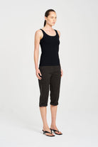 Mela Purdie - Mela Purdie Crop Zip Cargo | Fudge - Pants - Silvermaple Boutique 