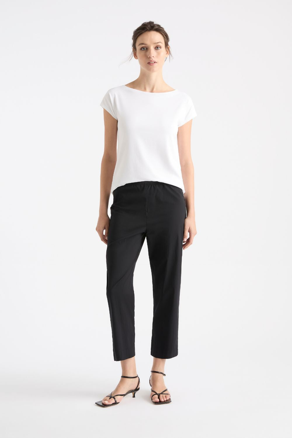Mela Purdie - Cropped Pant | Black - Pants - Silvermaple Boutique 