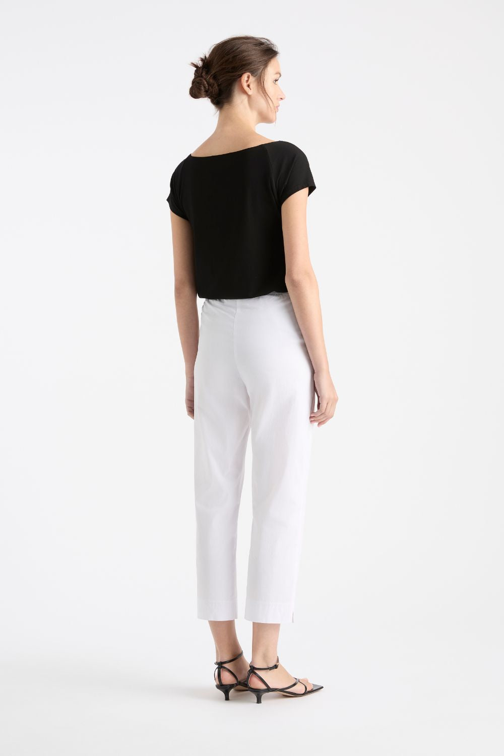 Mela Purdie - Cropped Pant | White - Pants - Silvermaple Boutique 