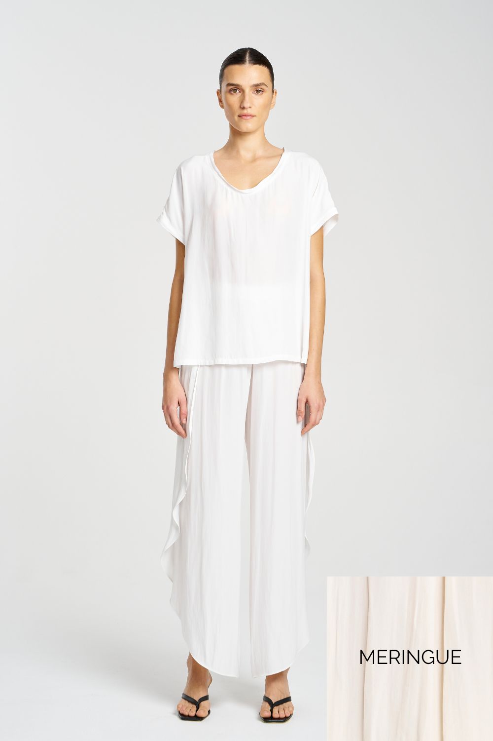 Mela Purdie - Mela Purdie Cruise Shell | Meringue - Top - Silvermaple Boutique 