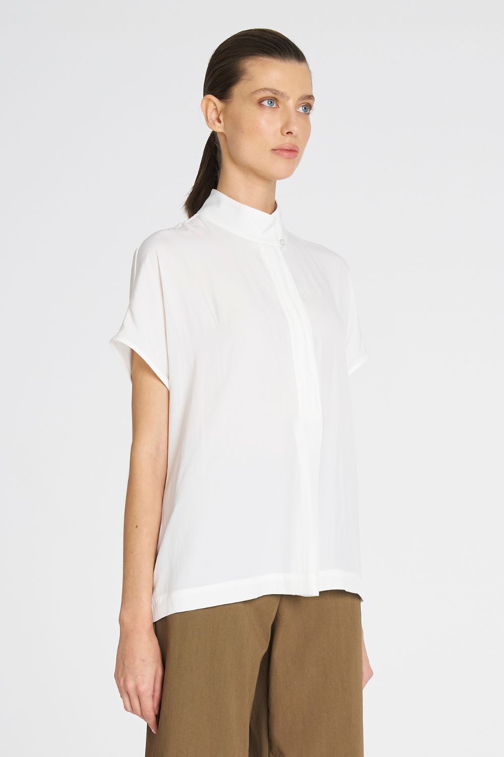 Mela Purdie - Mela Purdie Funnel Shell | White - Top - Silvermaple Boutique 