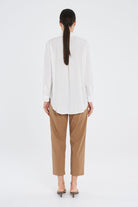 Mela Purdie - Mela Purdie Lariat Blouse | White - Blouse - Silvermaple Boutique 