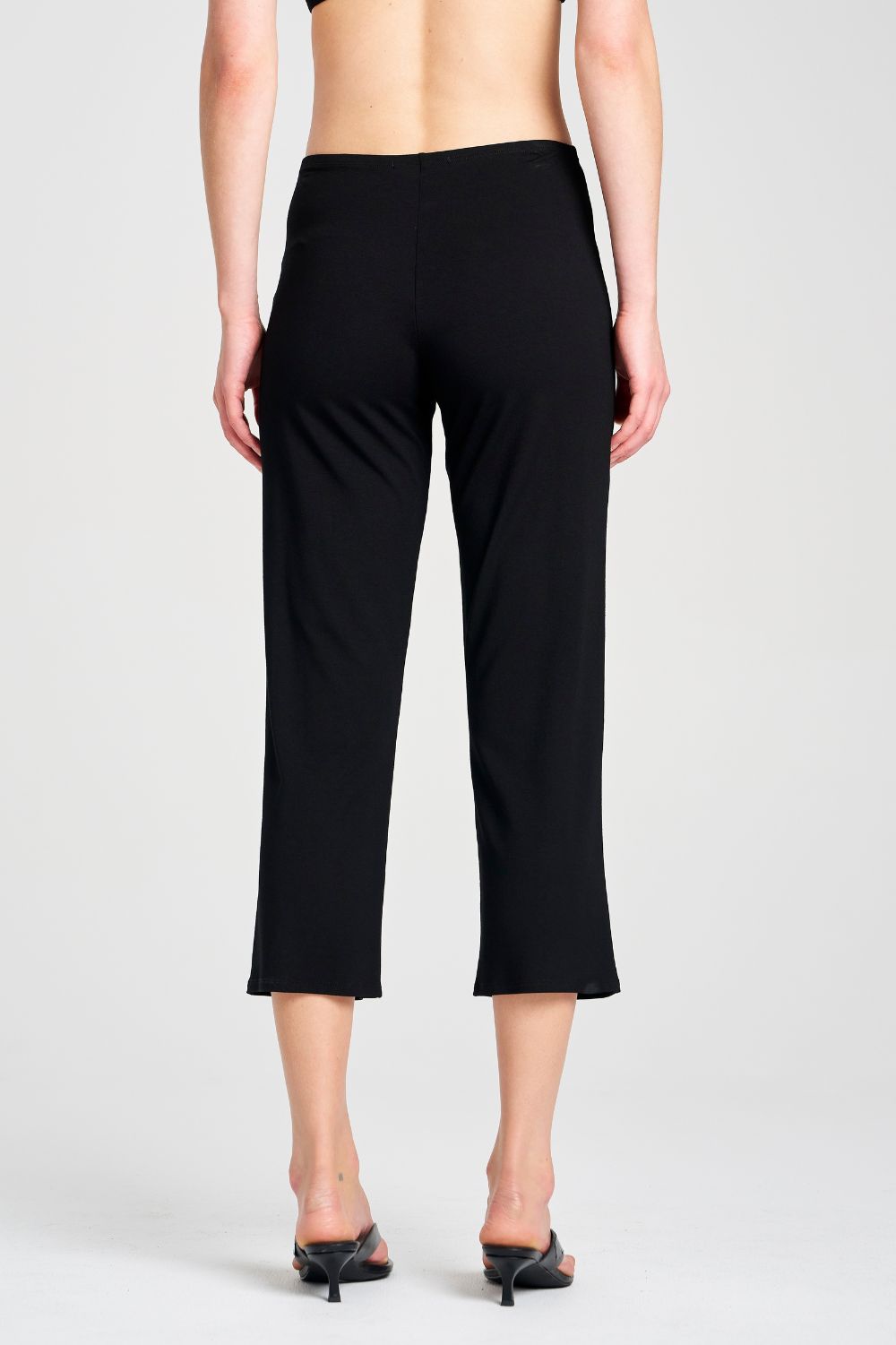 Mela Purdie - Matt Jersey 3/4 Pant | Black - Pants - Silvermaple Boutique 