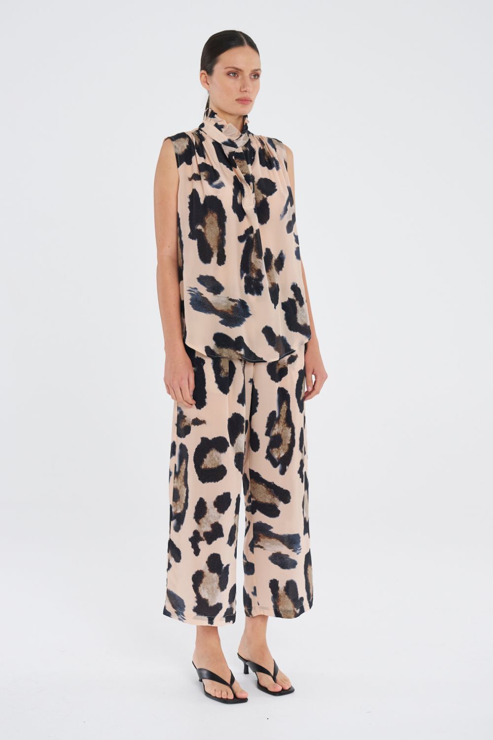 Mela Purdie - Mela Purdie Pace Pant | Blurr Silk Print - Pants - Silvermaple Boutique 