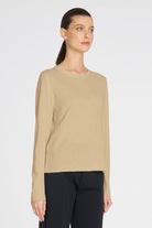 Mela Purdie - Mela Purdie Crew Sweater | Camel - Sweater - Silvermaple Boutique 