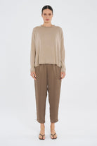 Mela Purdie - Mela Purdie Panama Sweater | Camel - Sweater - Silvermaple Boutique 