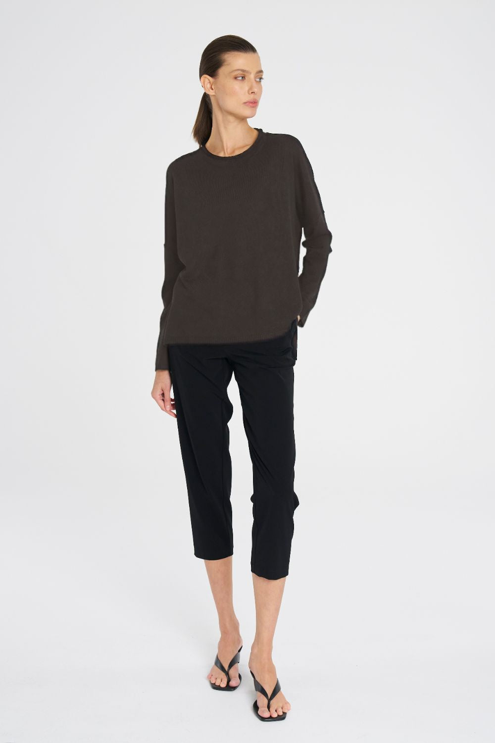 Mela Purdie - Mela Purdie Panama Sweater | Fudge - Sweater - Silvermaple Boutique 