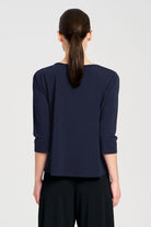 Mela Purdie - Mela Purdie Powder Boat Neck | True Navy - Top - Silvermaple Boutique 