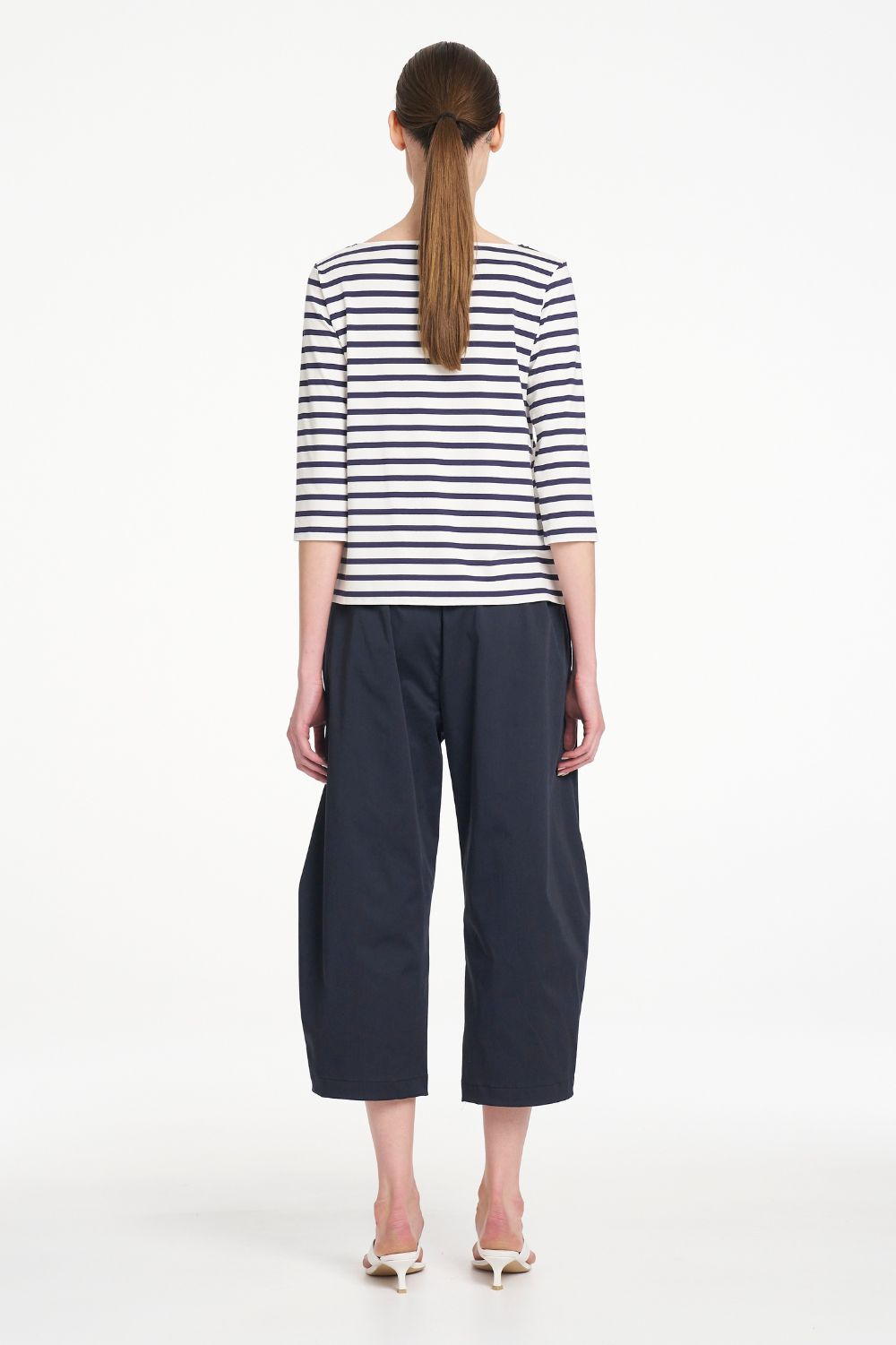 Mela Purdie - Mela Purdie Relaxed Boat Neck | Banner Stripe - Top - Silvermaple Boutique 