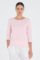Mela Purdie - Mela Purdie Relaxed Boat Neck | Rosebud - Top - Silvermaple Boutique 